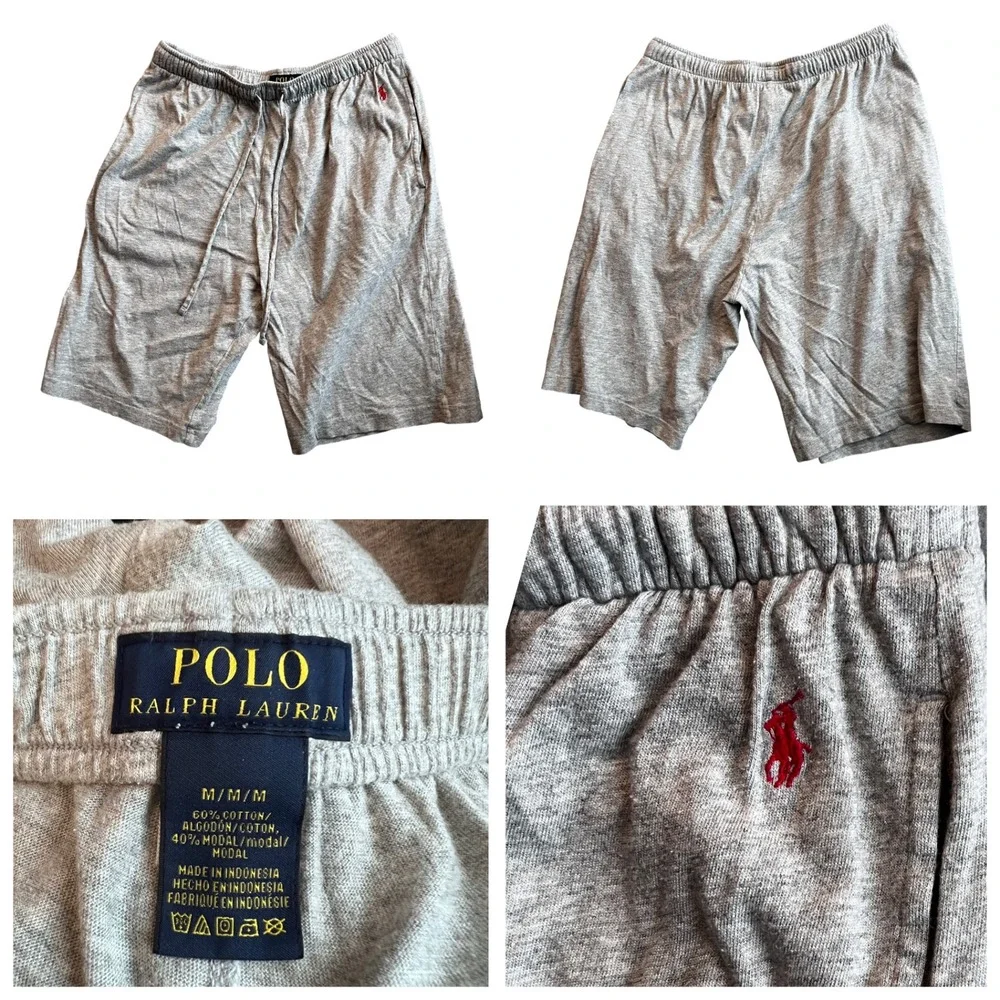 Polo Ralph Lauren Clothing LOT/5 Mens M Casual Lounge Wear T-Shirts Shorts Logo